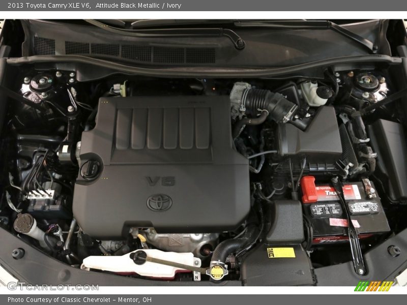 Attitude Black Metallic / Ivory 2013 Toyota Camry XLE V6