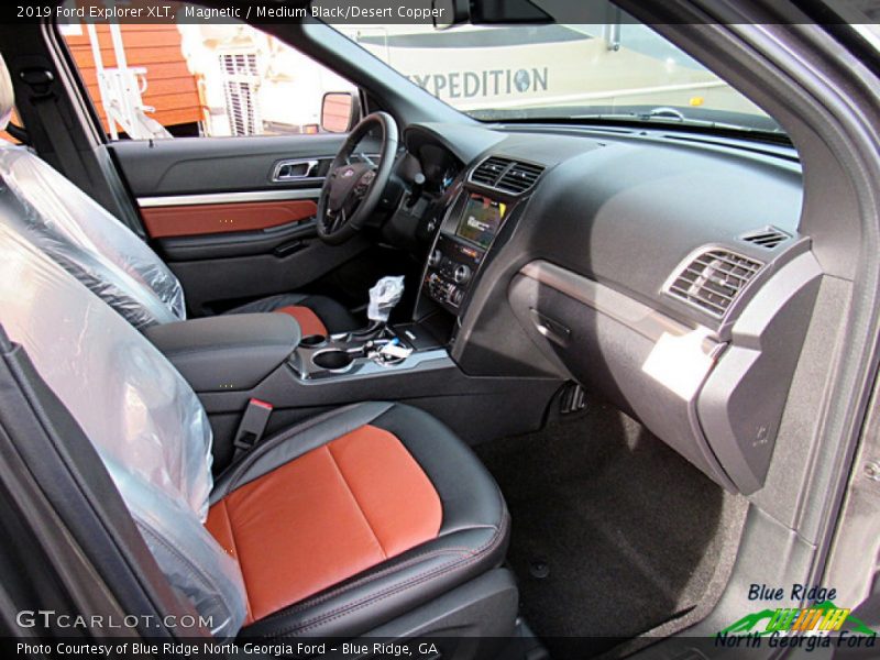 Magnetic / Medium Black/Desert Copper 2019 Ford Explorer XLT