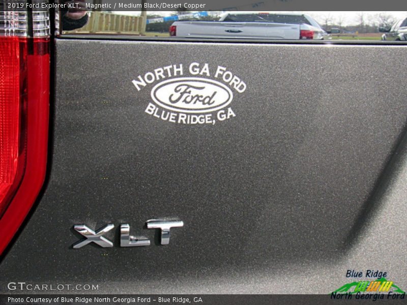 Magnetic / Medium Black/Desert Copper 2019 Ford Explorer XLT