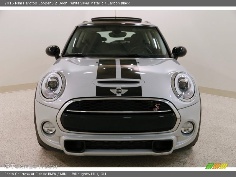 White Silver Metallic / Carbon Black 2016 Mini Hardtop Cooper S 2 Door