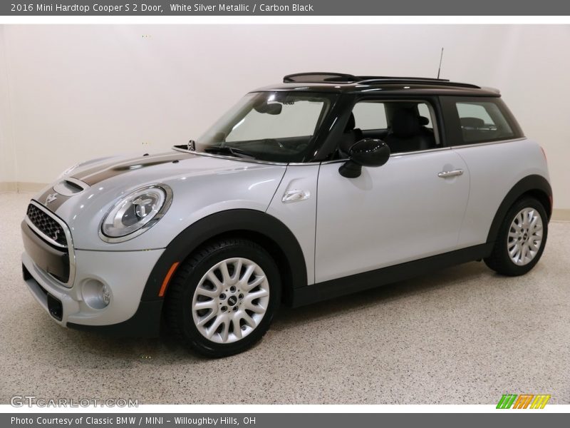 White Silver Metallic / Carbon Black 2016 Mini Hardtop Cooper S 2 Door