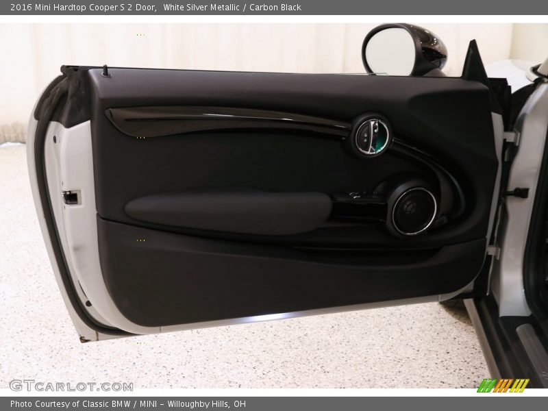 White Silver Metallic / Carbon Black 2016 Mini Hardtop Cooper S 2 Door