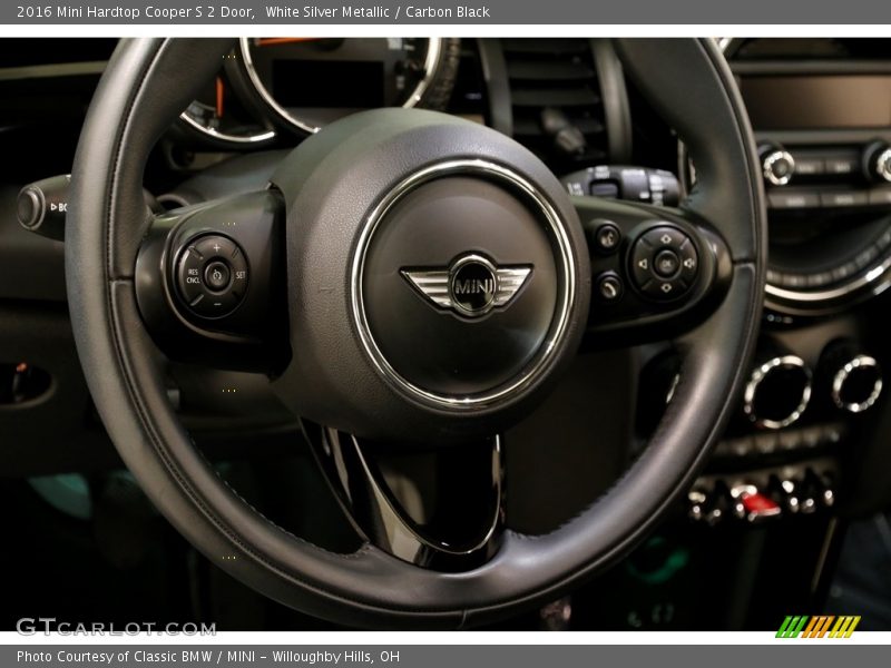 White Silver Metallic / Carbon Black 2016 Mini Hardtop Cooper S 2 Door