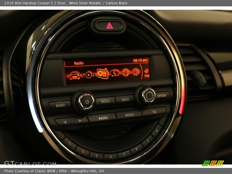 White Silver Metallic / Carbon Black 2016 Mini Hardtop Cooper S 2 Door