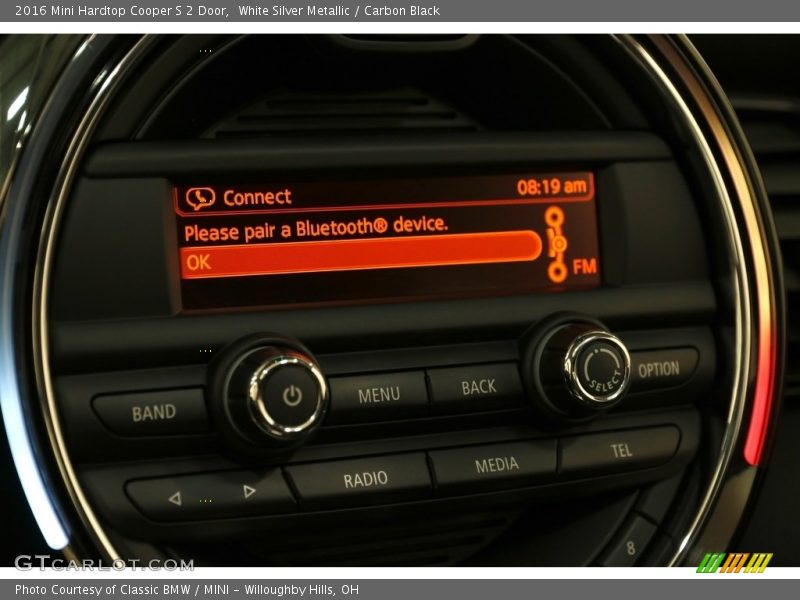 White Silver Metallic / Carbon Black 2016 Mini Hardtop Cooper S 2 Door