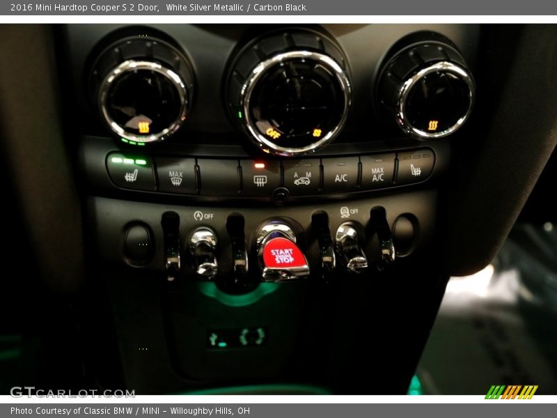 White Silver Metallic / Carbon Black 2016 Mini Hardtop Cooper S 2 Door