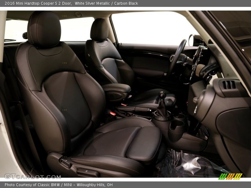 White Silver Metallic / Carbon Black 2016 Mini Hardtop Cooper S 2 Door