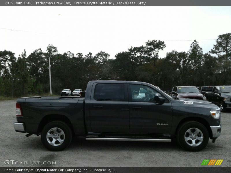 Granite Crystal Metallic / Black/Diesel Gray 2019 Ram 1500 Tradesman Crew Cab