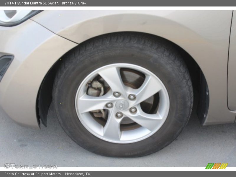 Bronze / Gray 2014 Hyundai Elantra SE Sedan