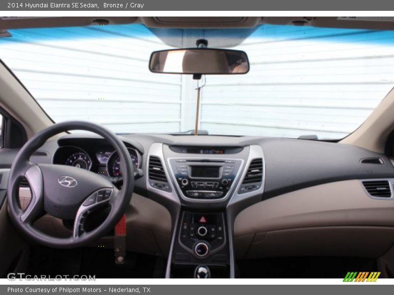 Bronze / Gray 2014 Hyundai Elantra SE Sedan