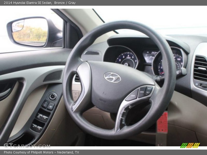 Bronze / Gray 2014 Hyundai Elantra SE Sedan