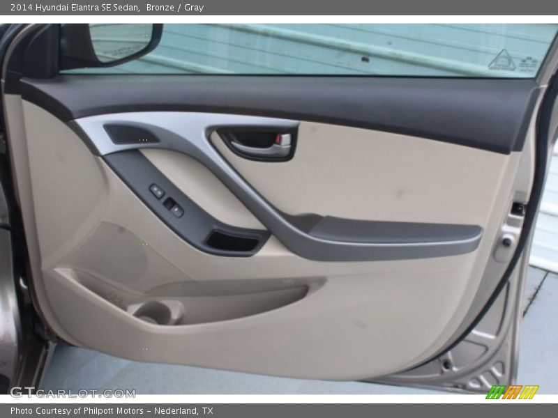 Bronze / Gray 2014 Hyundai Elantra SE Sedan