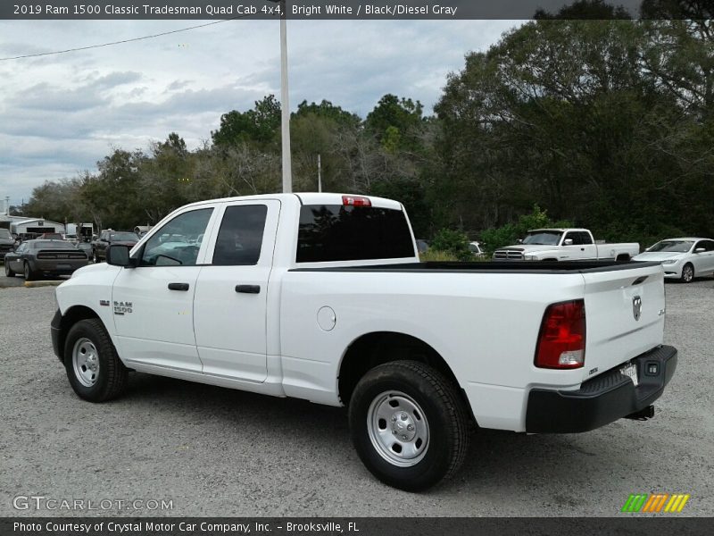 Bright White / Black/Diesel Gray 2019 Ram 1500 Classic Tradesman Quad Cab 4x4