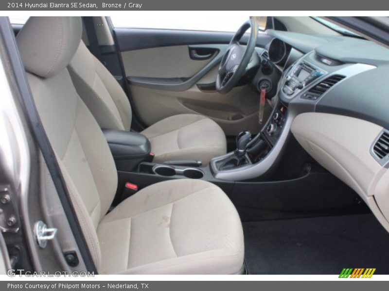 Bronze / Gray 2014 Hyundai Elantra SE Sedan