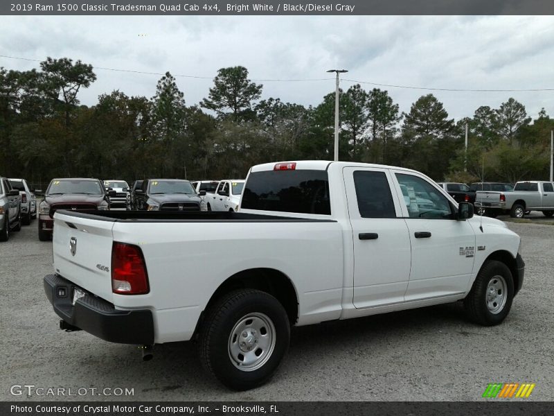 Bright White / Black/Diesel Gray 2019 Ram 1500 Classic Tradesman Quad Cab 4x4