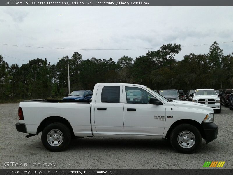 Bright White / Black/Diesel Gray 2019 Ram 1500 Classic Tradesman Quad Cab 4x4