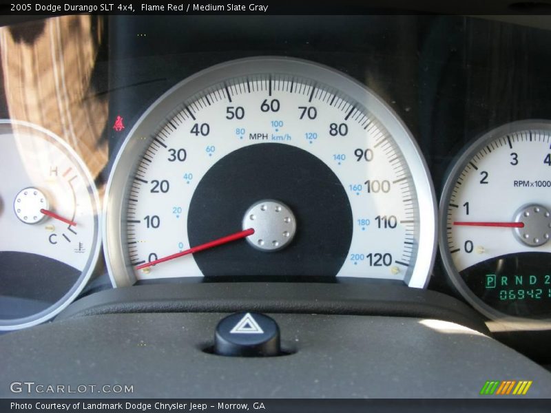 Flame Red / Medium Slate Gray 2005 Dodge Durango SLT 4x4