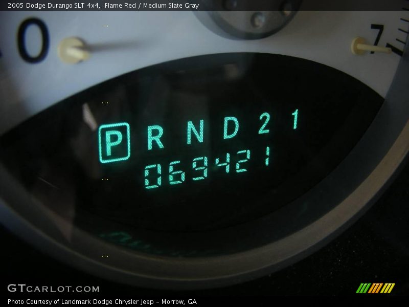 Flame Red / Medium Slate Gray 2005 Dodge Durango SLT 4x4