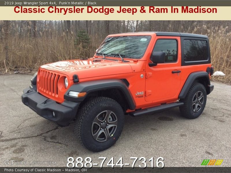 Punk'n Metallic / Black 2019 Jeep Wrangler Sport 4x4