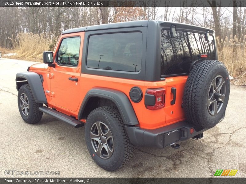 Punk'n Metallic / Black 2019 Jeep Wrangler Sport 4x4