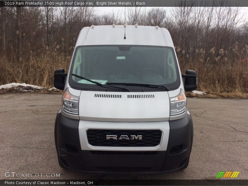 Bright Silver Metallic / Black 2019 Ram ProMaster 2500 High Roof Cargo Van