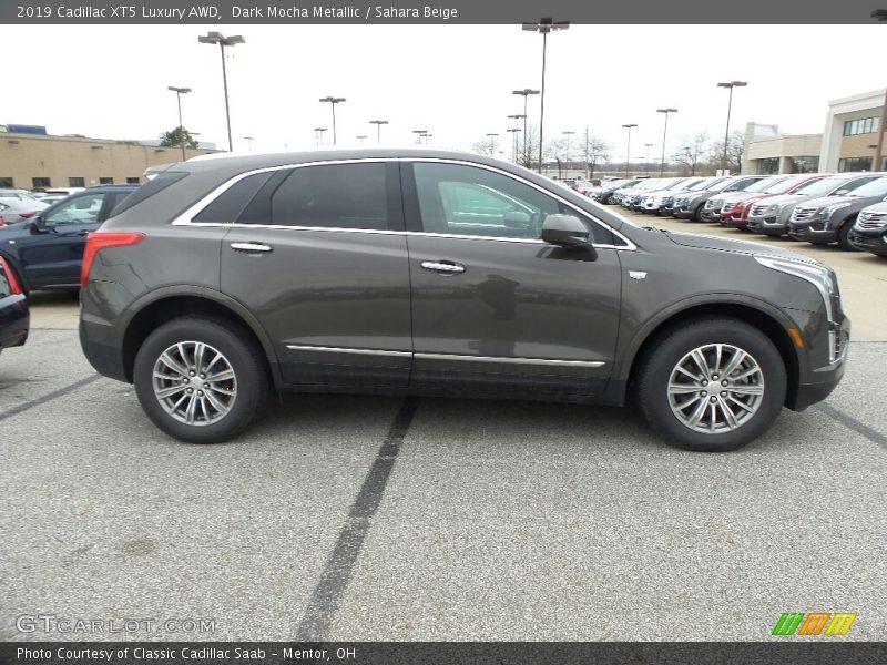 Dark Mocha Metallic / Sahara Beige 2019 Cadillac XT5 Luxury AWD