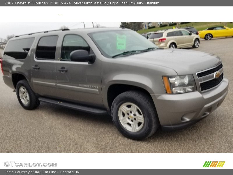 Silver Birch Metallic / Light Titanium/Dark Titanium 2007 Chevrolet Suburban 1500 LS 4x4