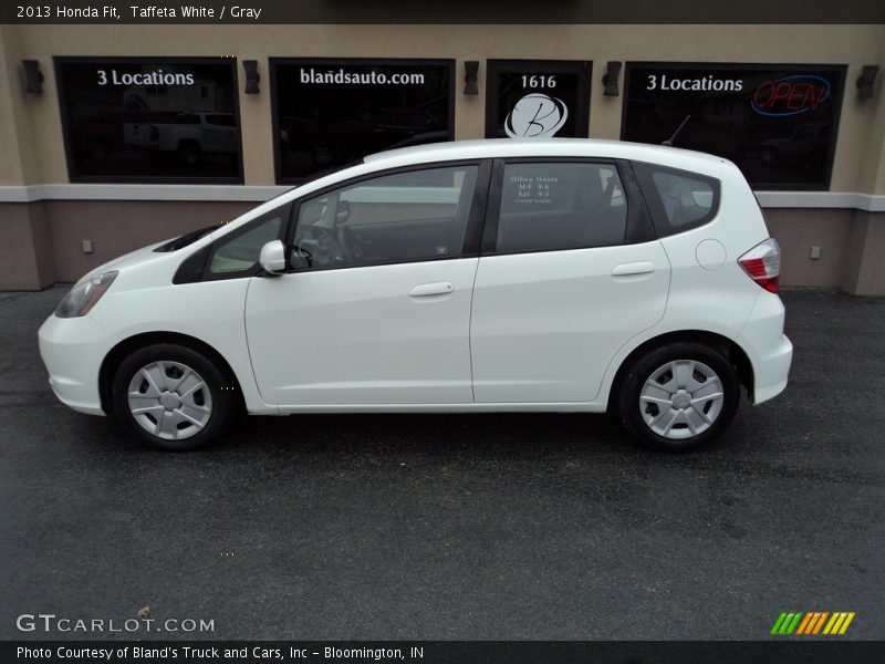 Taffeta White / Gray 2013 Honda Fit