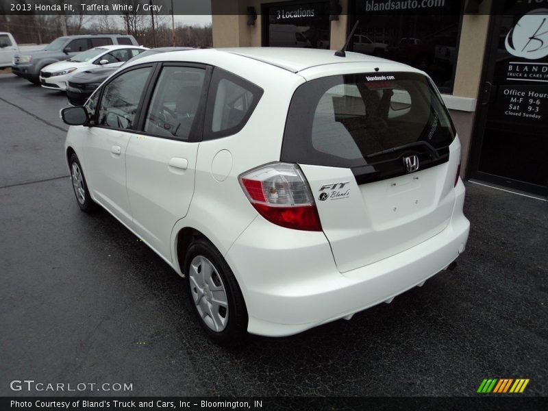 Taffeta White / Gray 2013 Honda Fit