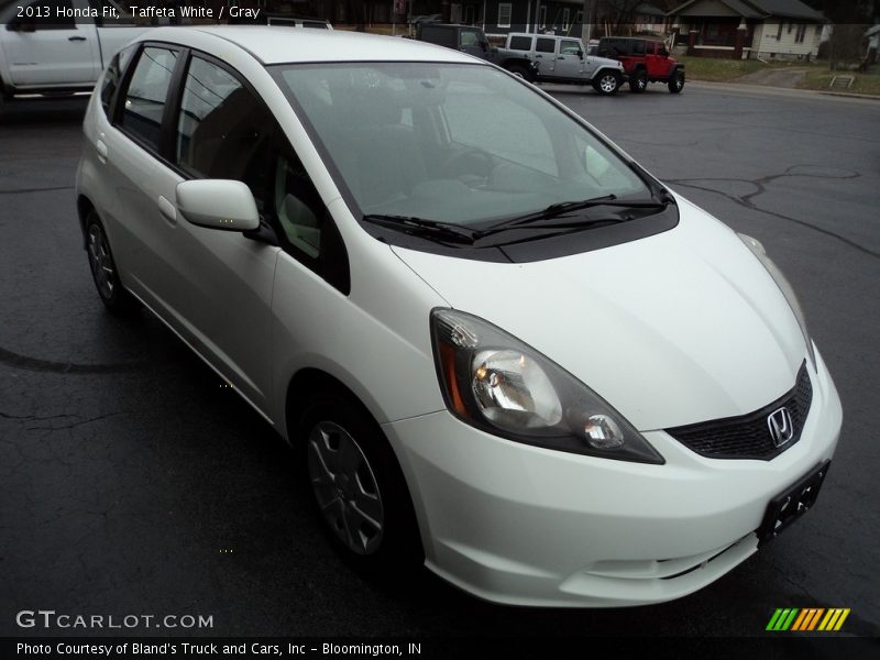 Taffeta White / Gray 2013 Honda Fit