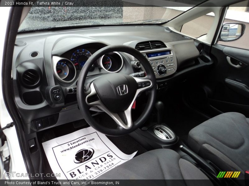 Taffeta White / Gray 2013 Honda Fit