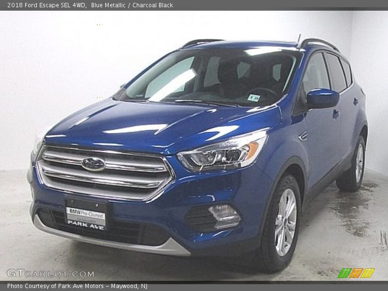 Blue Metallic / Charcoal Black 2018 Ford Escape SEL 4WD