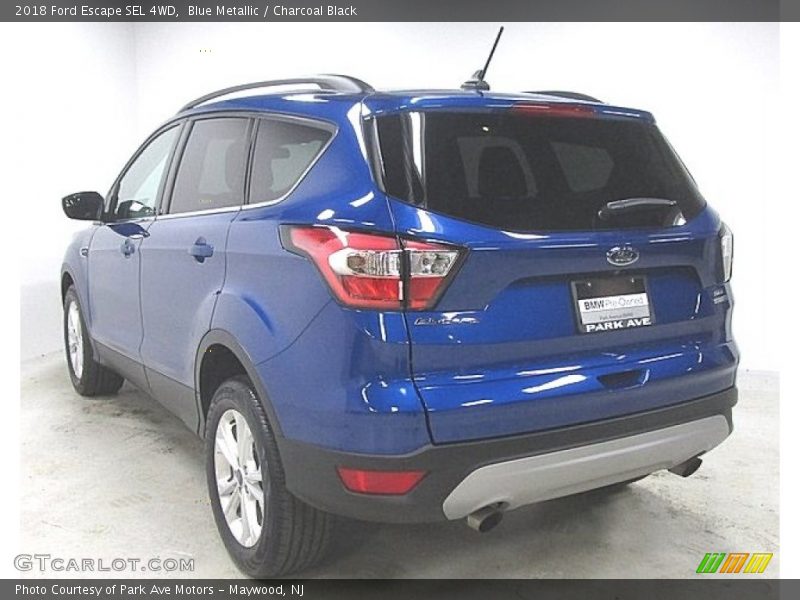 Blue Metallic / Charcoal Black 2018 Ford Escape SEL 4WD