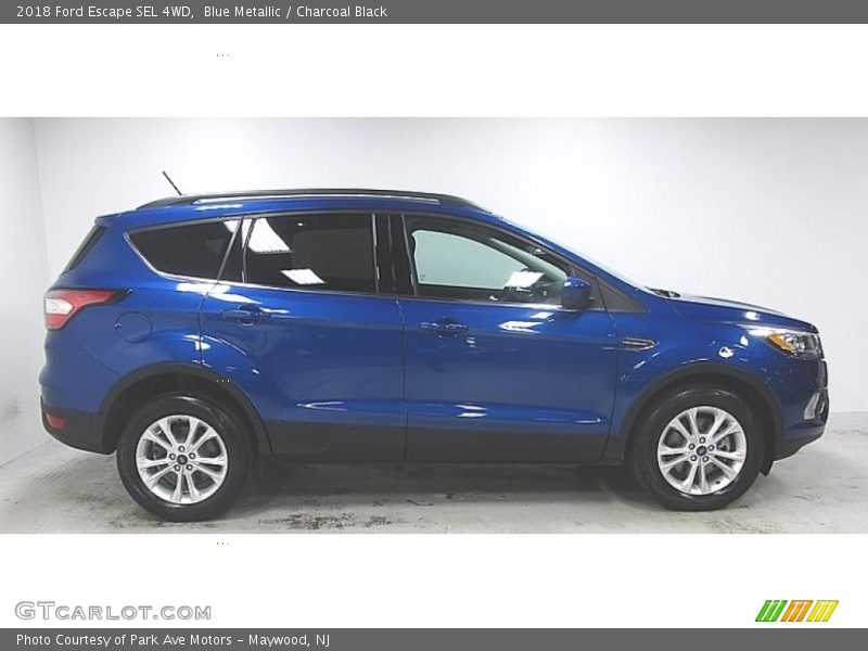 Blue Metallic / Charcoal Black 2018 Ford Escape SEL 4WD