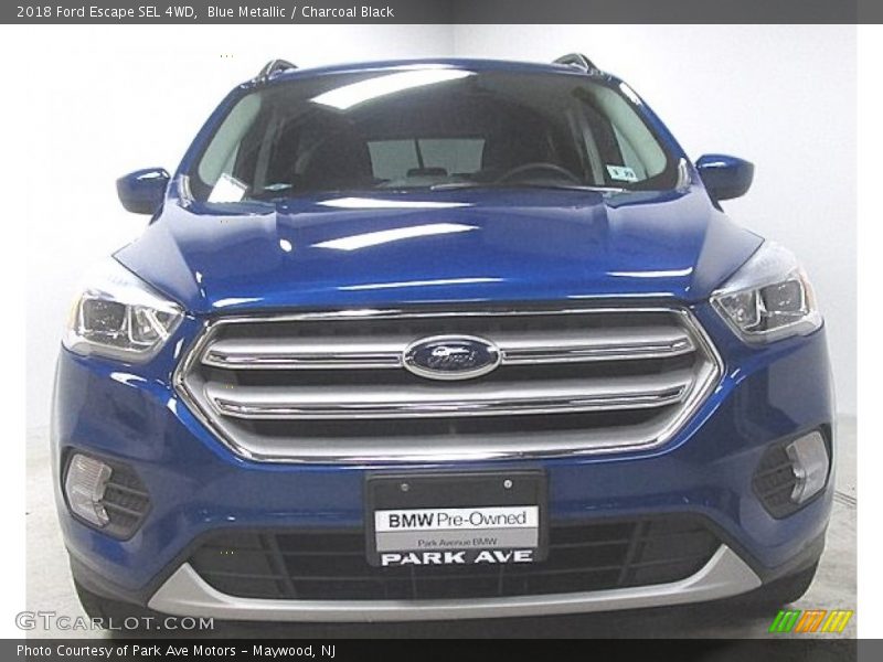 Blue Metallic / Charcoal Black 2018 Ford Escape SEL 4WD