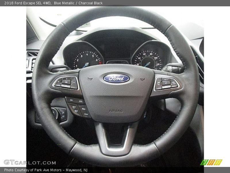 Blue Metallic / Charcoal Black 2018 Ford Escape SEL 4WD
