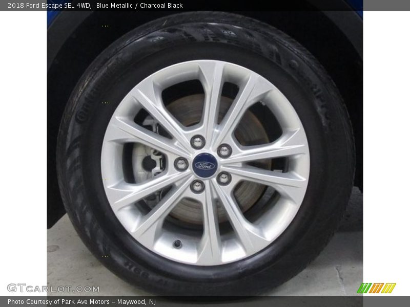 Blue Metallic / Charcoal Black 2018 Ford Escape SEL 4WD