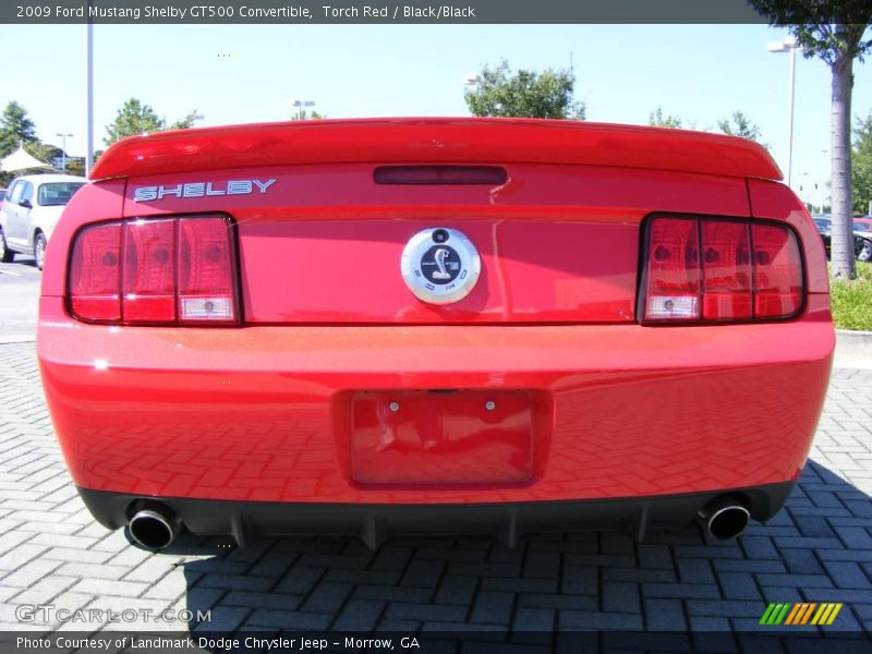 Torch Red / Black/Black 2009 Ford Mustang Shelby GT500 Convertible