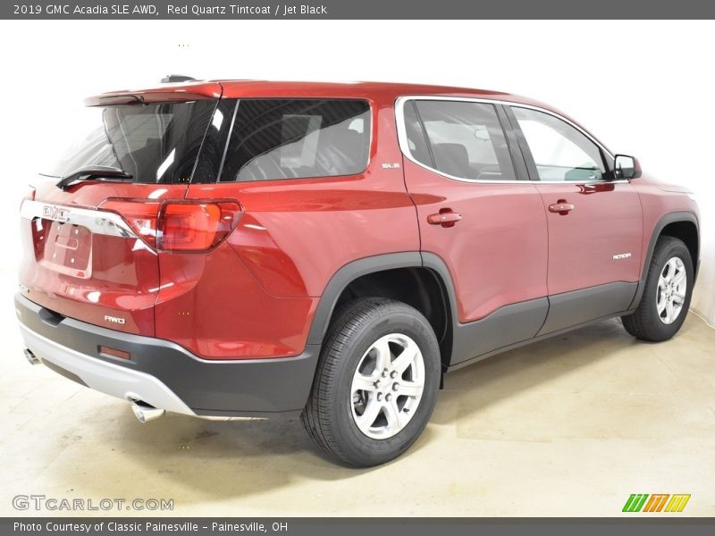 Red Quartz Tintcoat / Jet Black 2019 GMC Acadia SLE AWD
