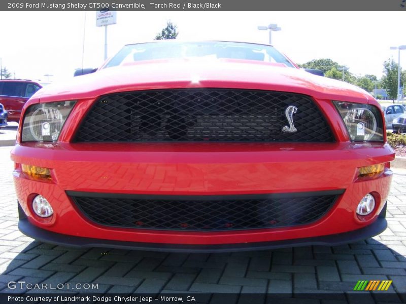 Torch Red / Black/Black 2009 Ford Mustang Shelby GT500 Convertible