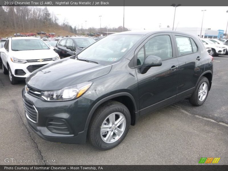 Nightfall Gray Metallic / Jet Black 2019 Chevrolet Trax LS AWD