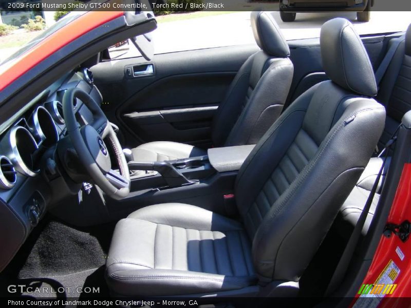 Torch Red / Black/Black 2009 Ford Mustang Shelby GT500 Convertible