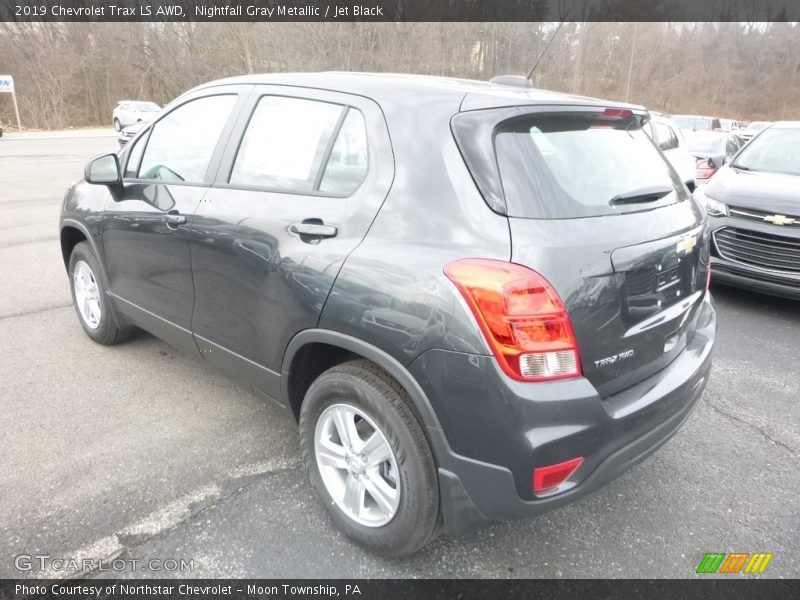 Nightfall Gray Metallic / Jet Black 2019 Chevrolet Trax LS AWD