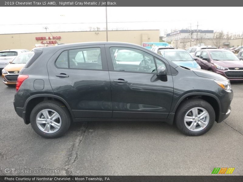 Nightfall Gray Metallic / Jet Black 2019 Chevrolet Trax LS AWD