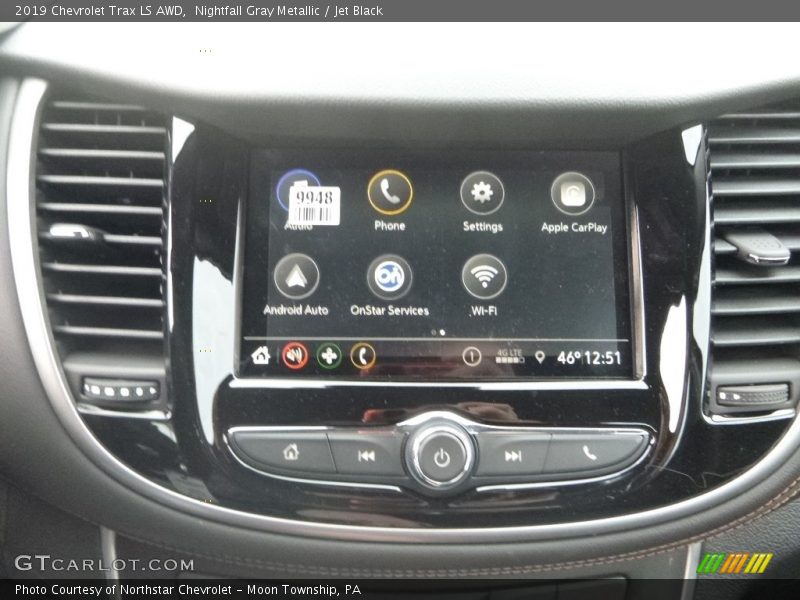 Nightfall Gray Metallic / Jet Black 2019 Chevrolet Trax LS AWD