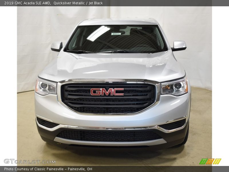Quicksilver Metallic / Jet Black 2019 GMC Acadia SLE AWD