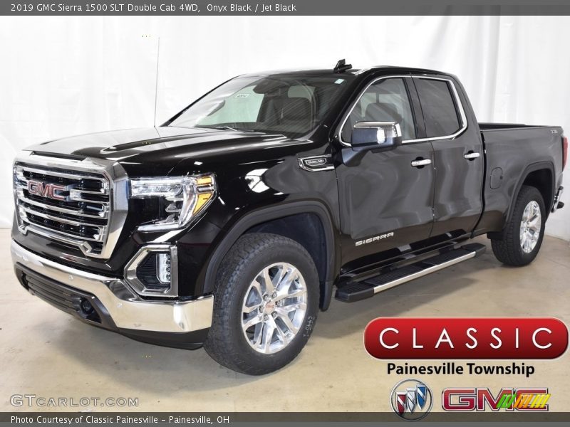 Onyx Black / Jet Black 2019 GMC Sierra 1500 SLT Double Cab 4WD