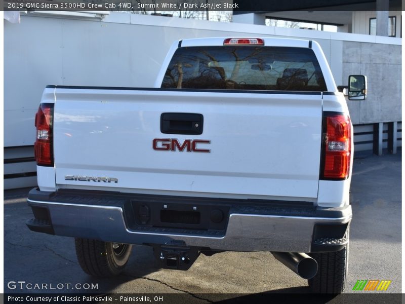 Summit White / Dark Ash/Jet Black 2019 GMC Sierra 3500HD Crew Cab 4WD