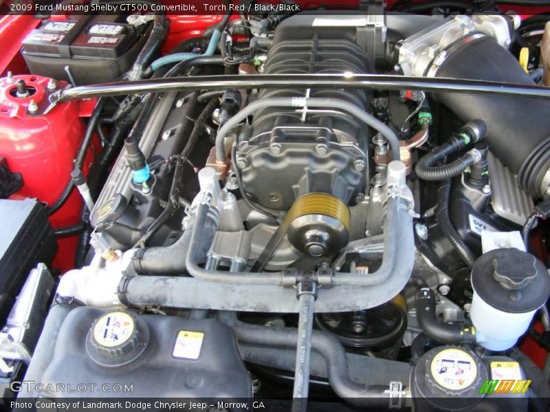  2009 Mustang Shelby GT500 Convertible Engine - 5.4 Liter Supercharged DOHC 32-Valve V8