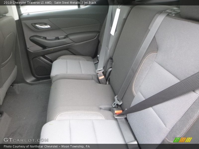 Satin Steel Metallic / Jet Black 2019 Chevrolet Traverse LS AWD